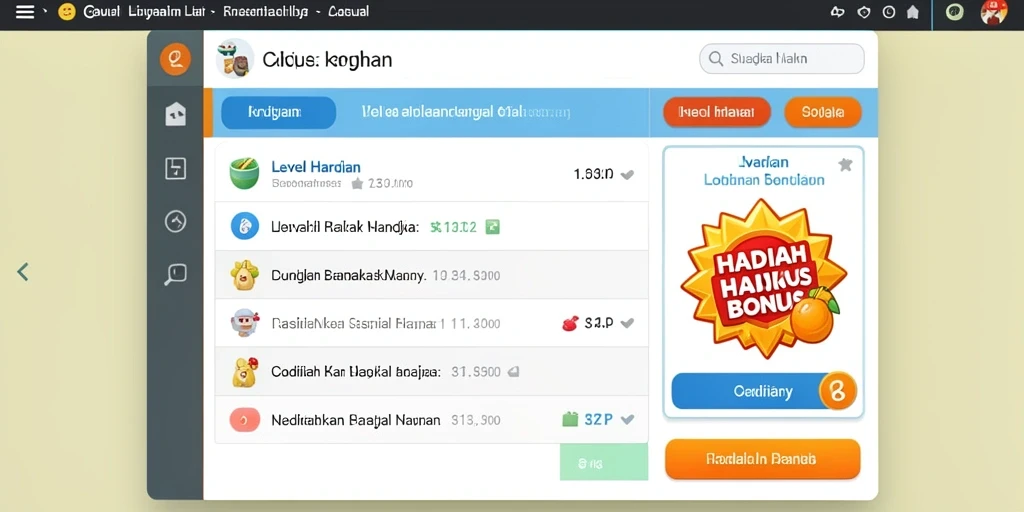 Tampilan antarmuka yang modern dan menarik.
