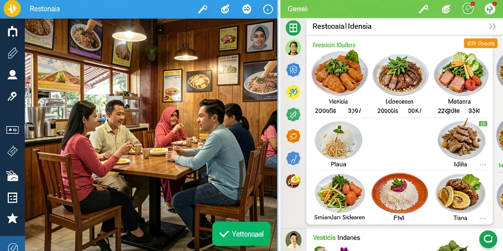 Tampilan utama aplikasi dengan desain yang menarik.