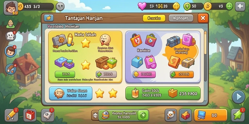Screenshot menunjukkan aksi karakter dalam pertempuran yang intens.