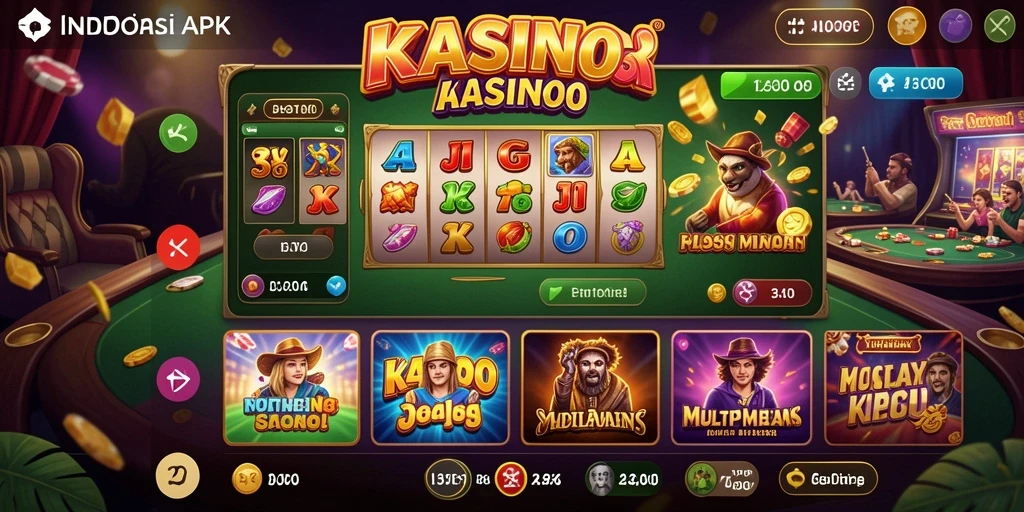 Tampilan antarmuka AAKASINO yang modern dan menarik.