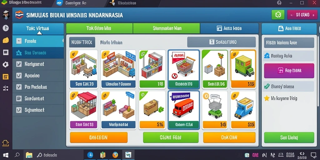 Tampilan antarmuka yang modern dan menarik.