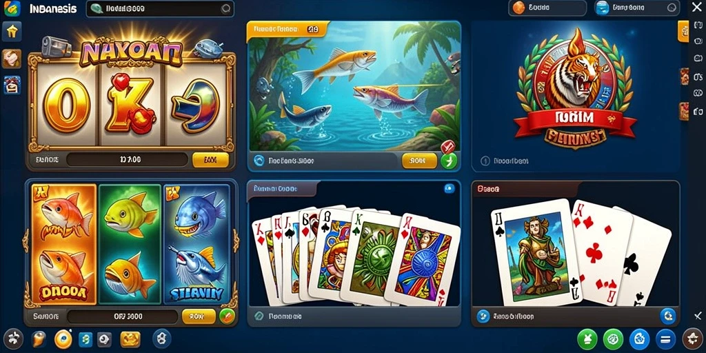 Screenshot menampilkan interface permainan yang menarik.