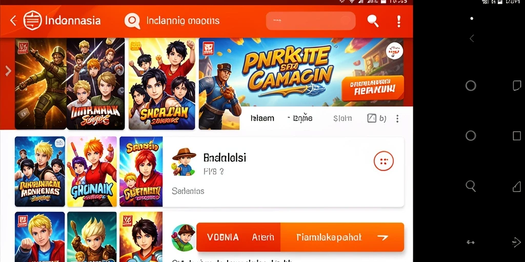 Screenshot 1 menunjukkan tampilan antarmuka utama aplikasi.