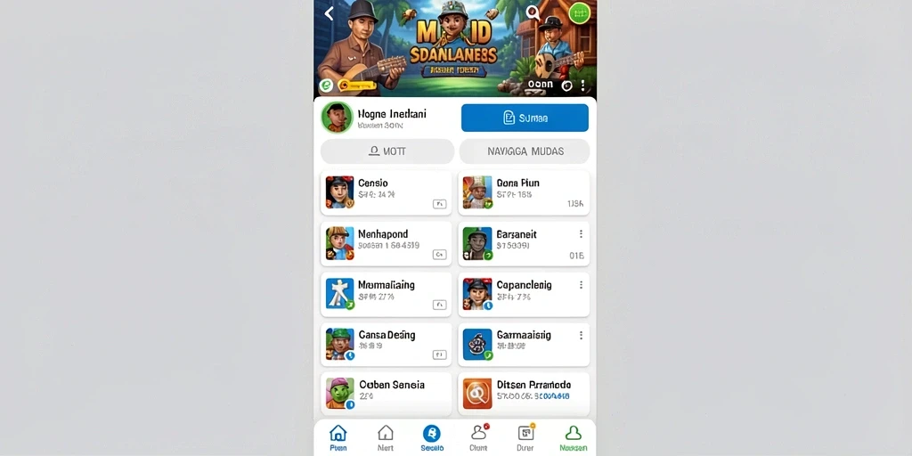 Tampilan awal game CUANGILA yang memukau.