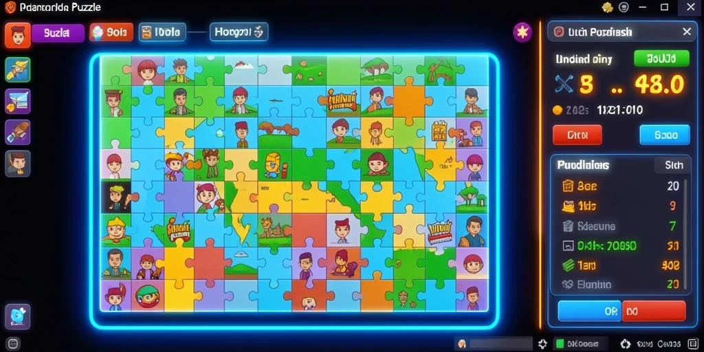 Screenshot menunjukkan pemandangan indah dari dunia KAGANDAN.