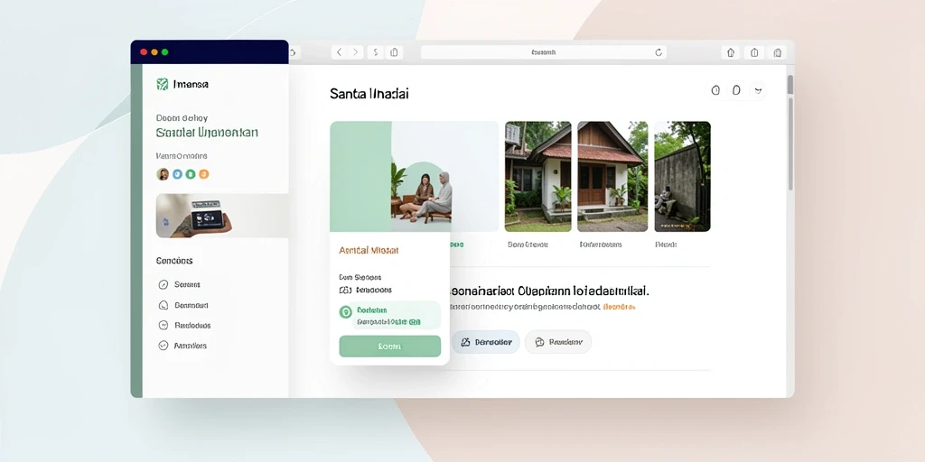 Tampilan awal yang menarik dan informatif.