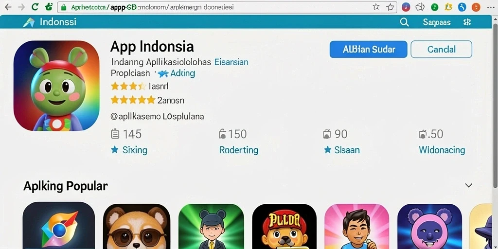 Tampilan awal yang menarik dan interaktif.
