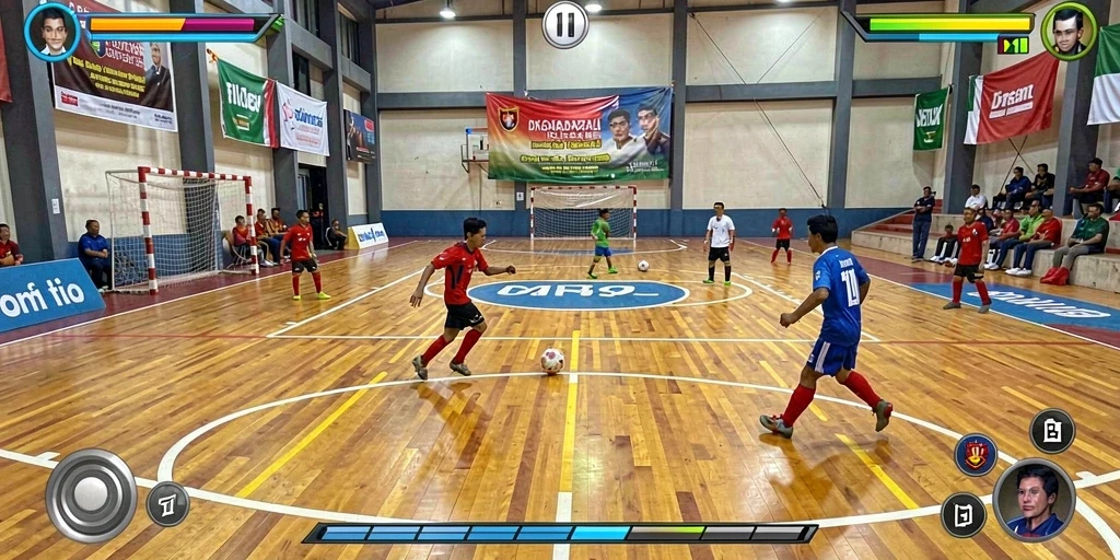 Tampilan grafis yang memukau dan berwarna-warni.