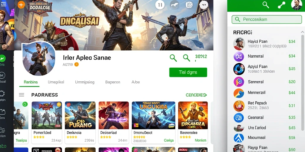 Screenshot menunjukkan tampilan antarmuka yang menarik.