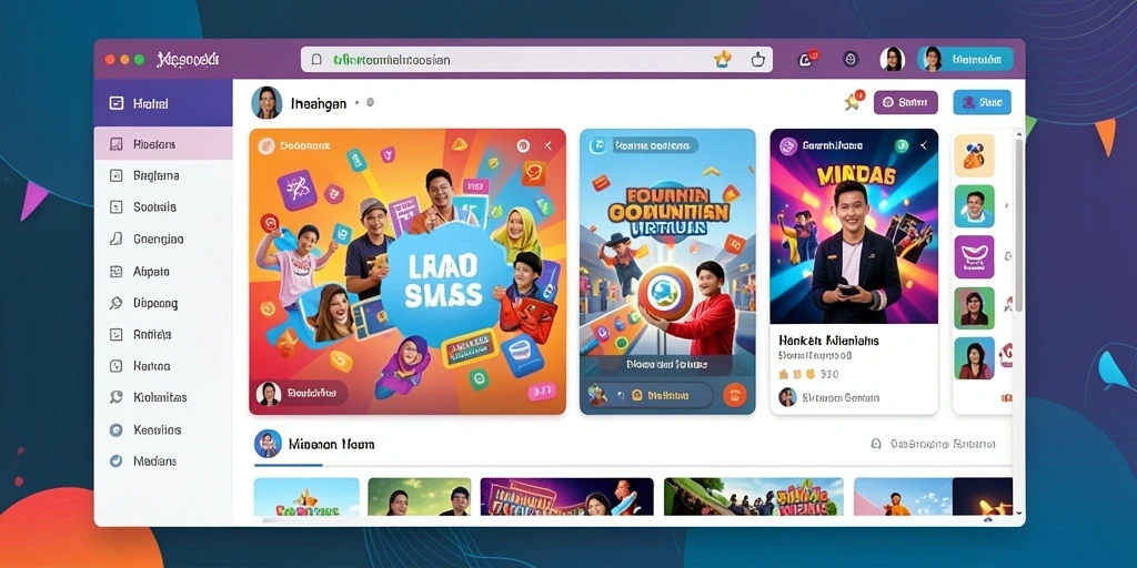 Tampilan layar utama RPYYY yang menarik.