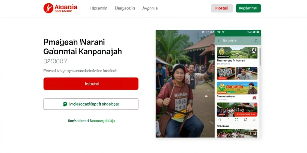 Tampilan awal yang menarik dan mudah dimengerti.