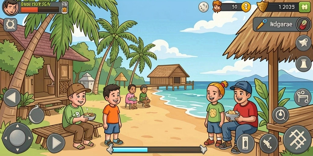Screenshot 1: Menampilkan karakter utama dalam misi luar angkasa.